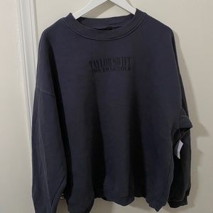 Taylor Swift Eras Tour Exclusive Blue Crewneck
